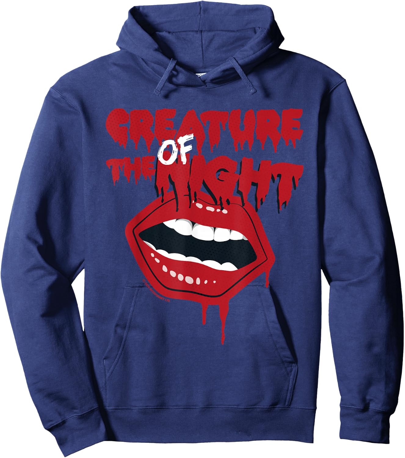 Rocky Horror Show The Creature of the Night Mouth , black Hoodie - Hoodie | Navy