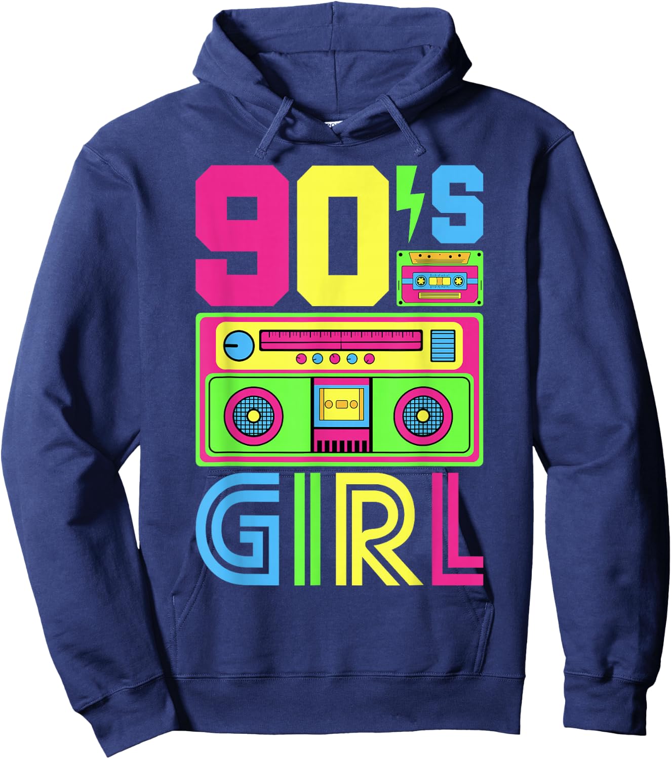 90s Girl 90s Outfit 90s Costume 90s Party 90s , black Hoodie - Hoodie | Navy