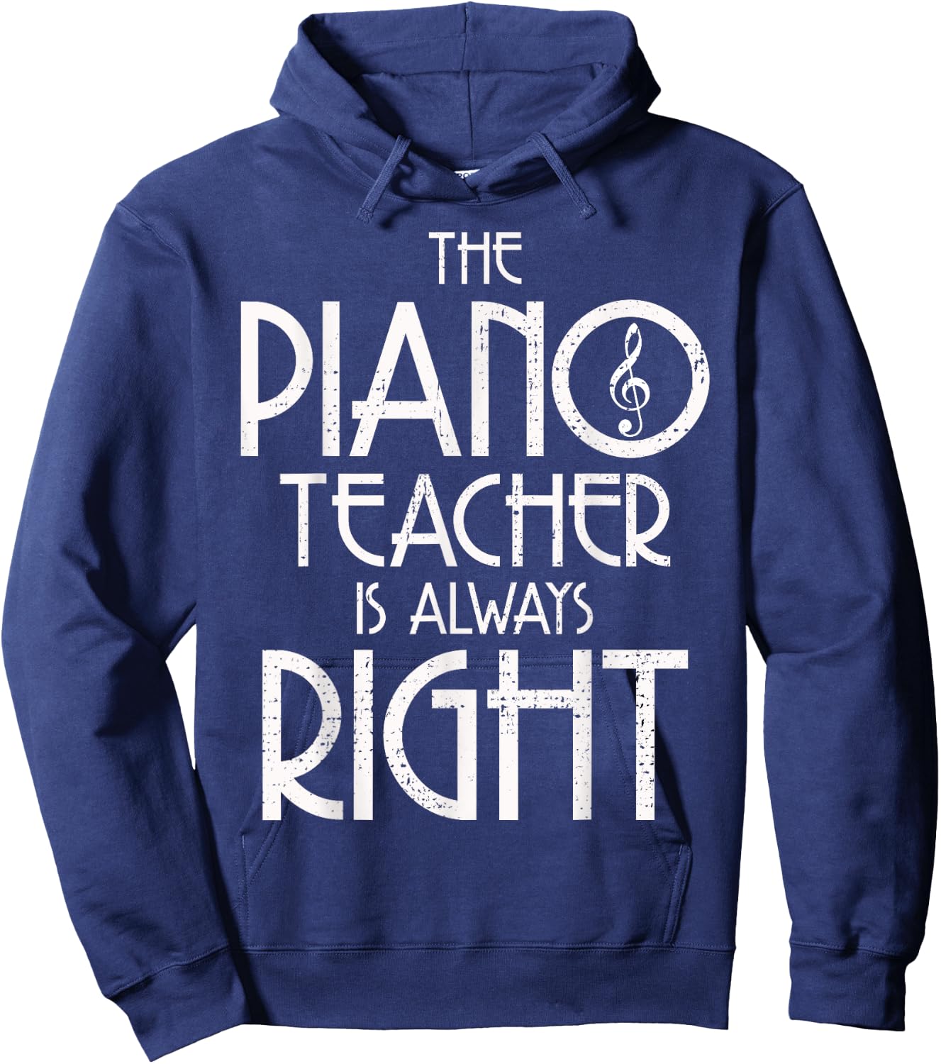 Piano Musical Teacher Instrument Pianist Gift Hoodie - Hoodie | Navy