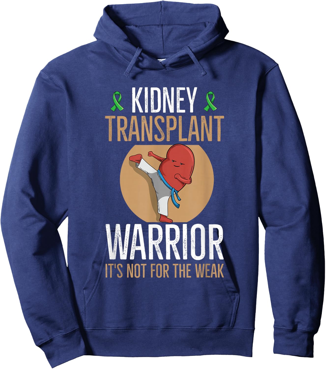 Organ Transplant Quote Kidney Donation Quote - -Adults, Black, Small, Short Sleeve, Classic Fit, Crew Collar, Modern, Lightweight, Medical Hoodie - Hoodie | Navy