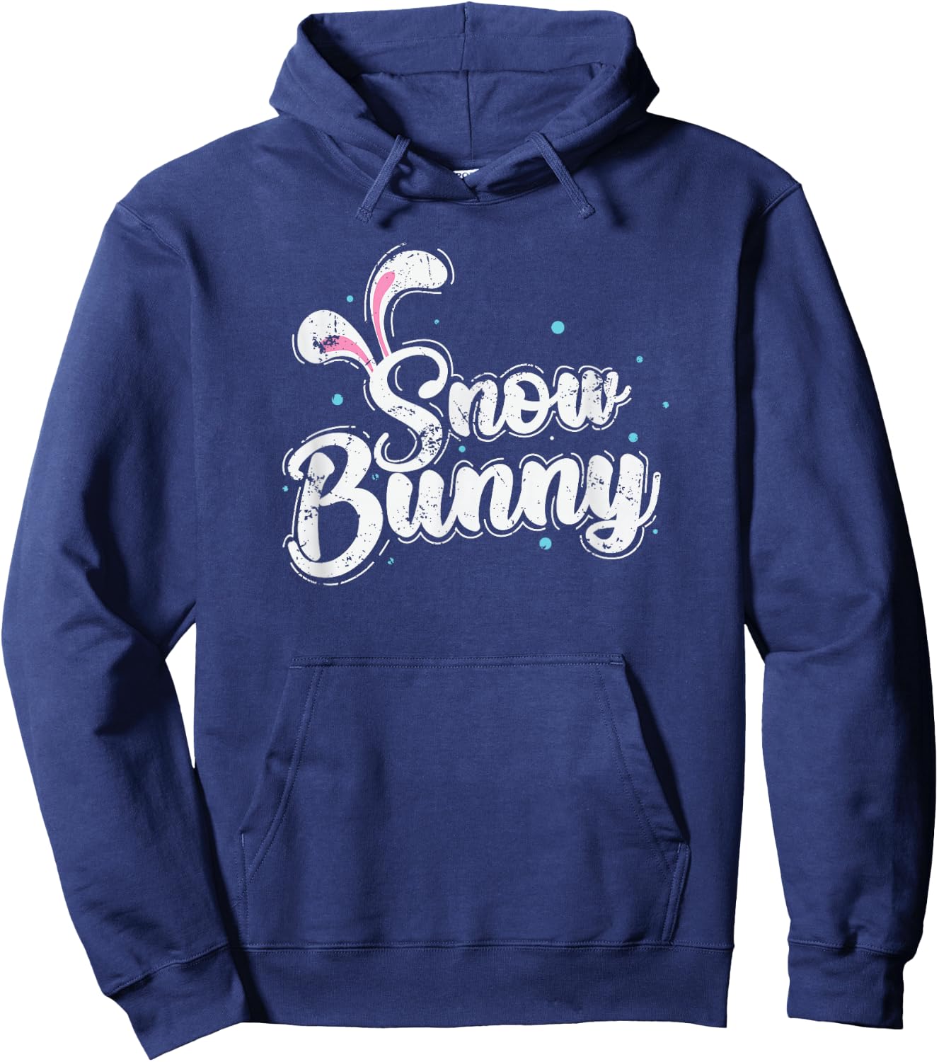 Snow Bunny Snow Winter Season Tobogganing Hoodie - Hoodie | Navy