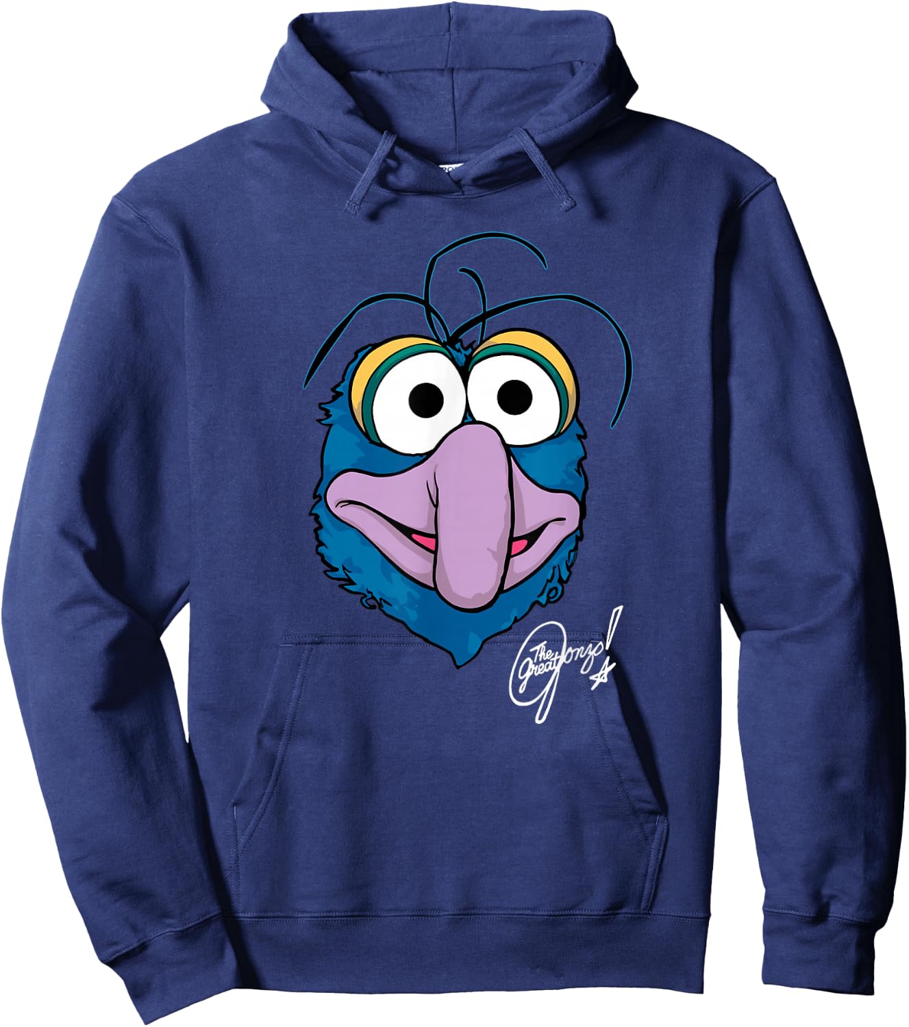 Disney The Muppets Gonzo the Great Big Face Hoodie - Hoodie | Navy