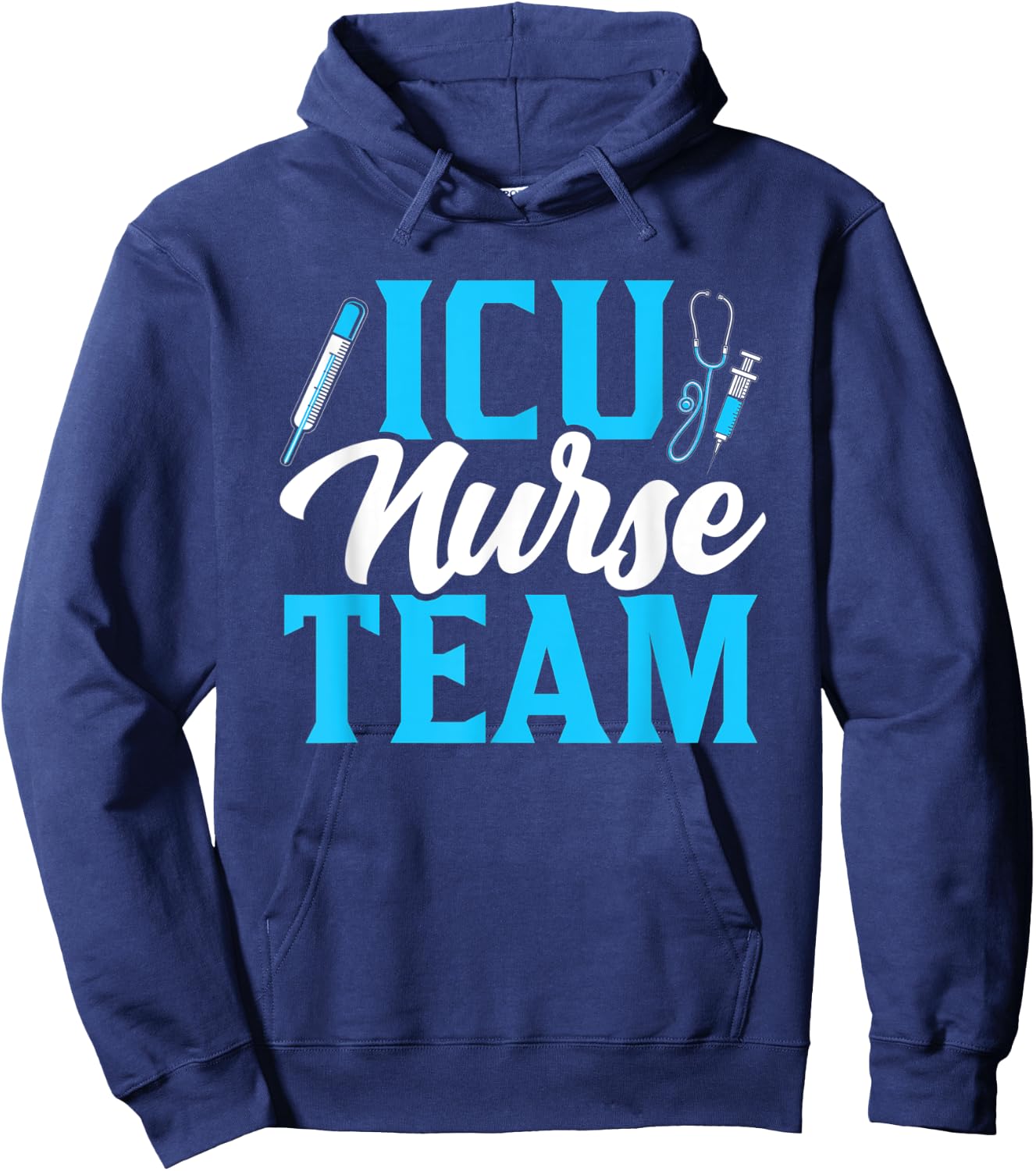 Icu Nurse Team Intensive Care Nursing Ice Hospital Hoodie - Hoodie | Navy