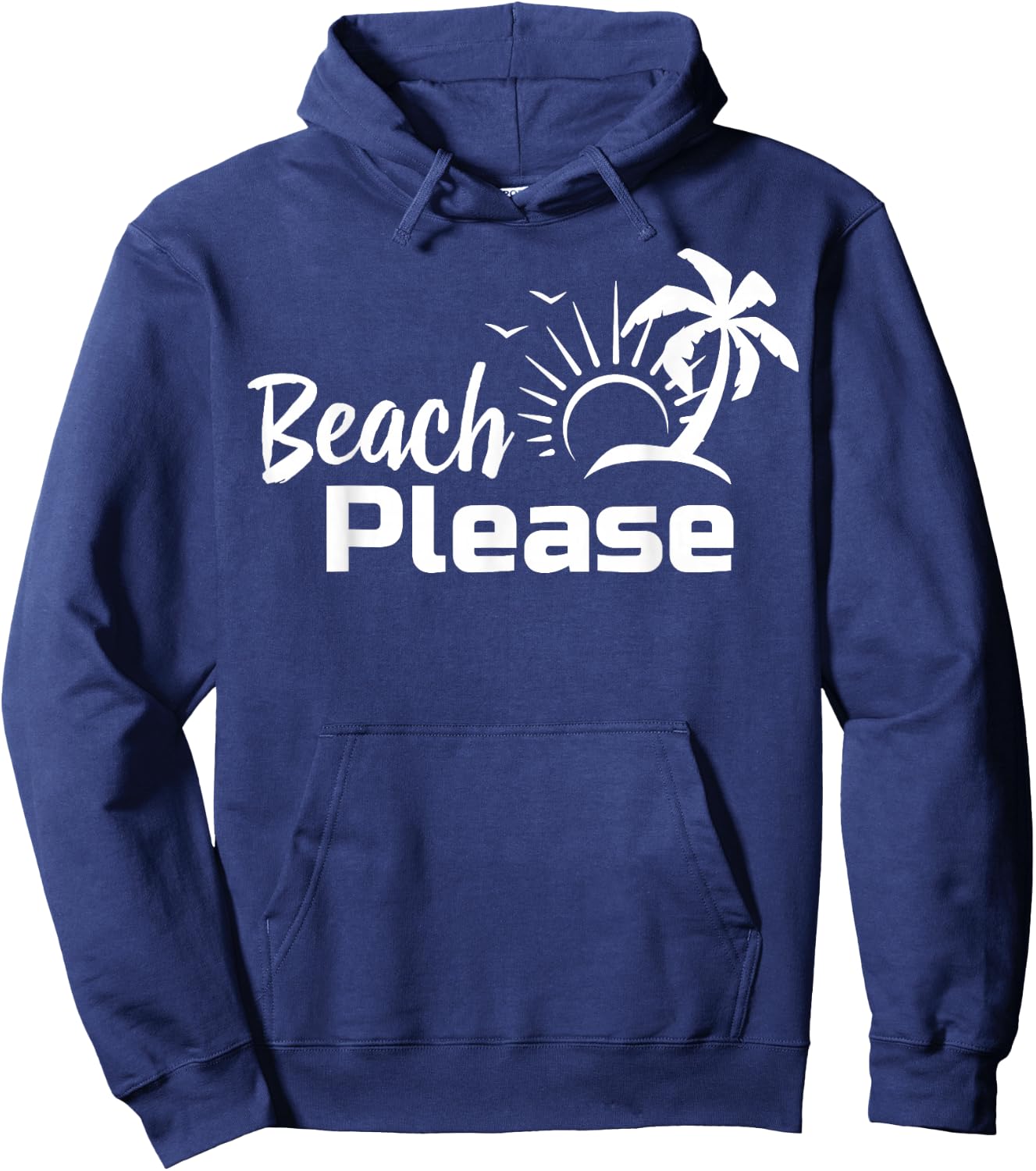 Beach Please Summer Beach Trip Shirt Hoodie - Hoodie | Navy