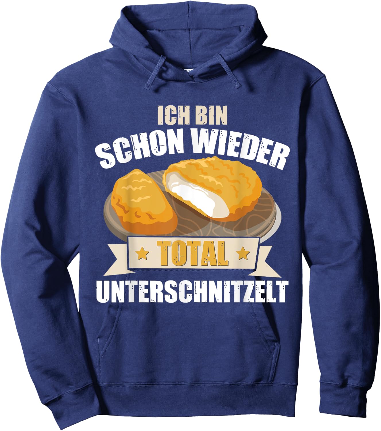 Lustiges Schnitzel Hoodie - Hoodie | Navy