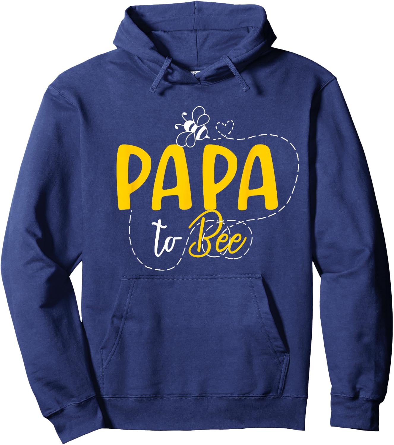 Papa To Bee Family Matching Pregnancy Announcement Hoodie - Hoodie | Navy