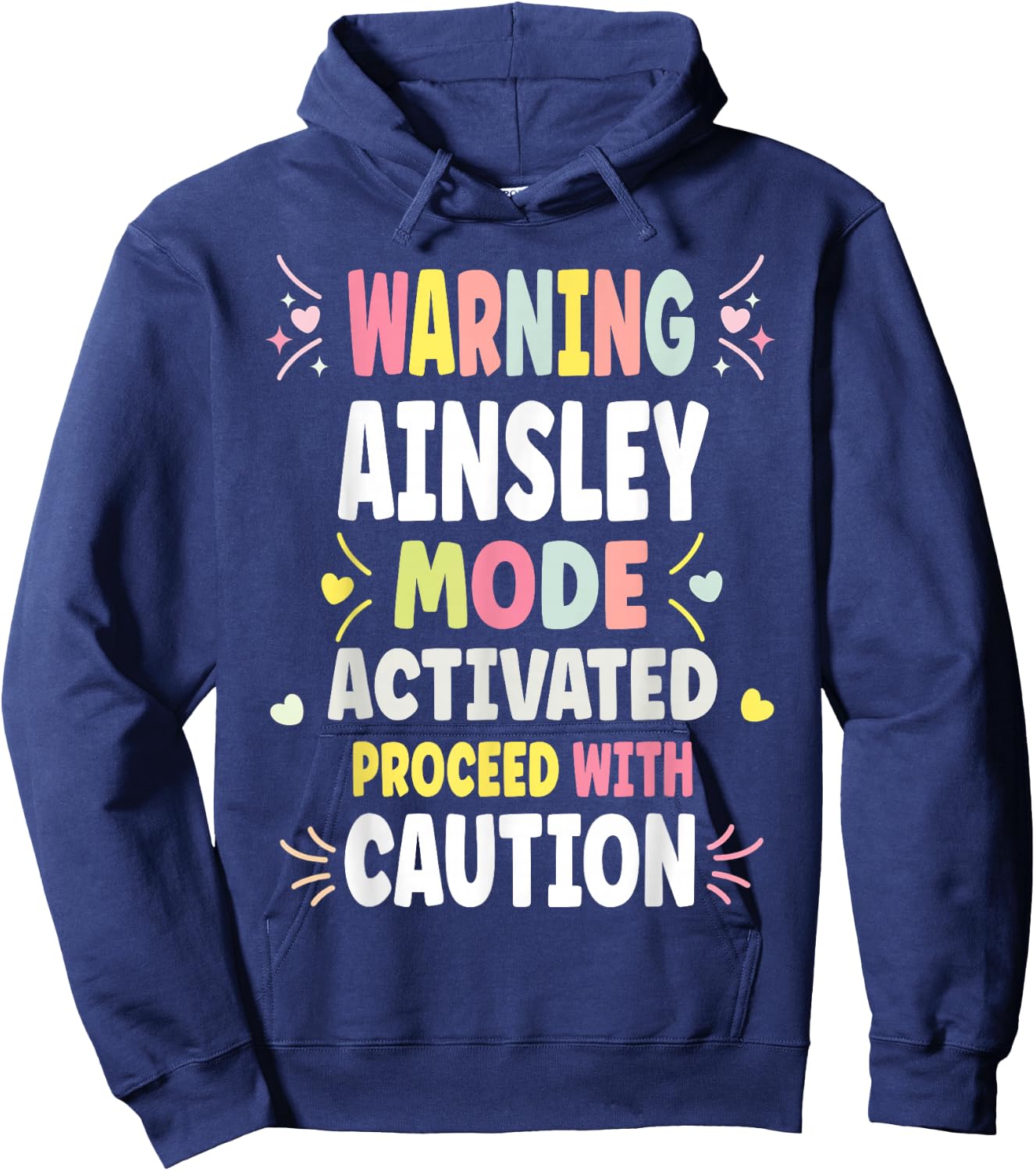 ANGELINA Personalized Women's Gift Custom ANGELINA Hoodie - Hoodie | Navy