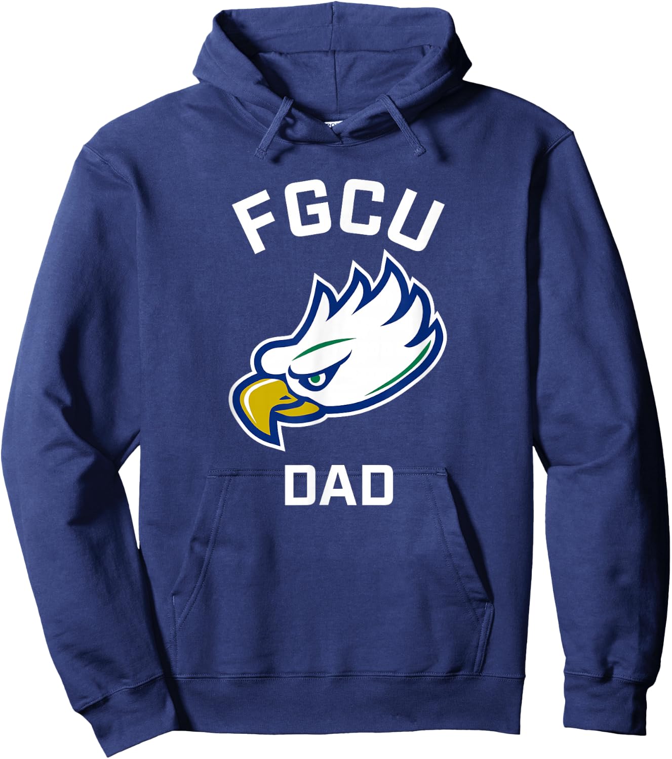 Florida Gulf Coast University FGCU Eagles Arched Dad Hoodie - Hoodie | Navy