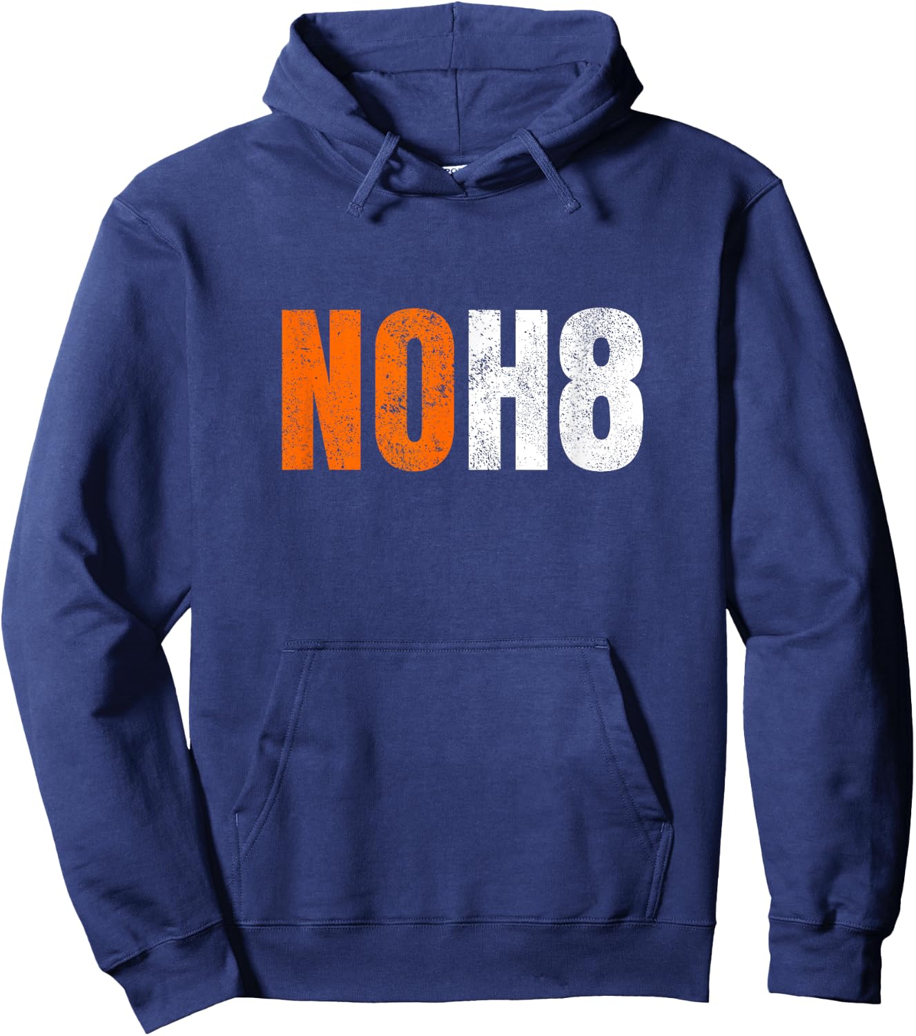 NOH8 Social Justice Stop Hate Love Always Be A Good Neighbor Hoodie - Hoodie | Navy