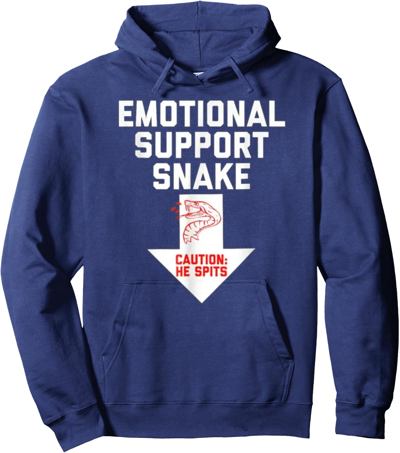 T-Shirt Hoodie - Hoodie | Navy