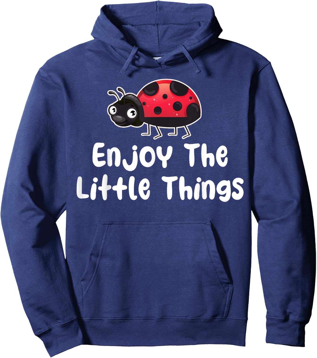 Enjoy the Little Things - Ladybug Lover Entomology Lady Bug Hoodie - Hoodie | Navy