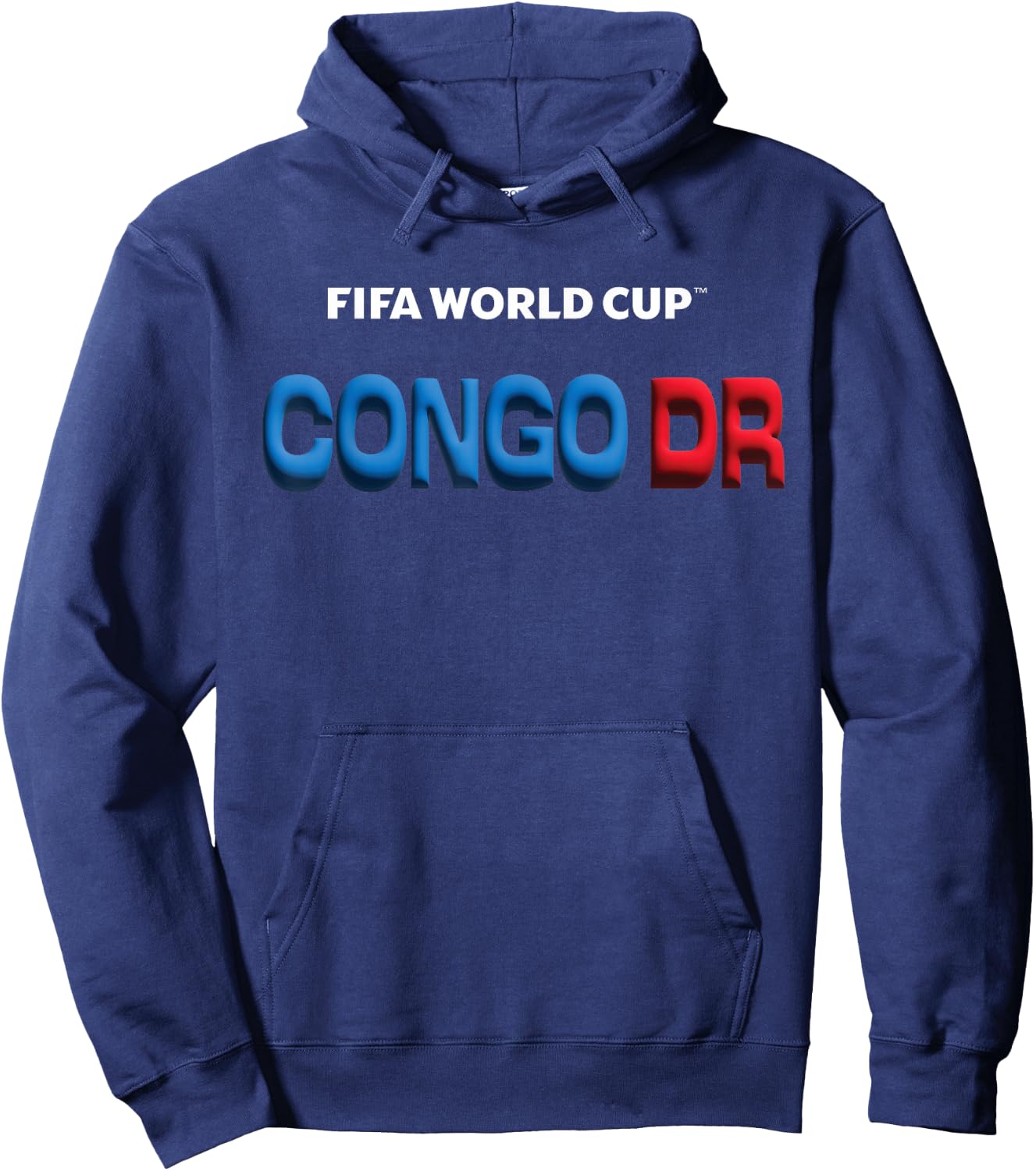 FIFA World CUP26 Congo DR Bubble Color Hoodie - Hoodie | Navy