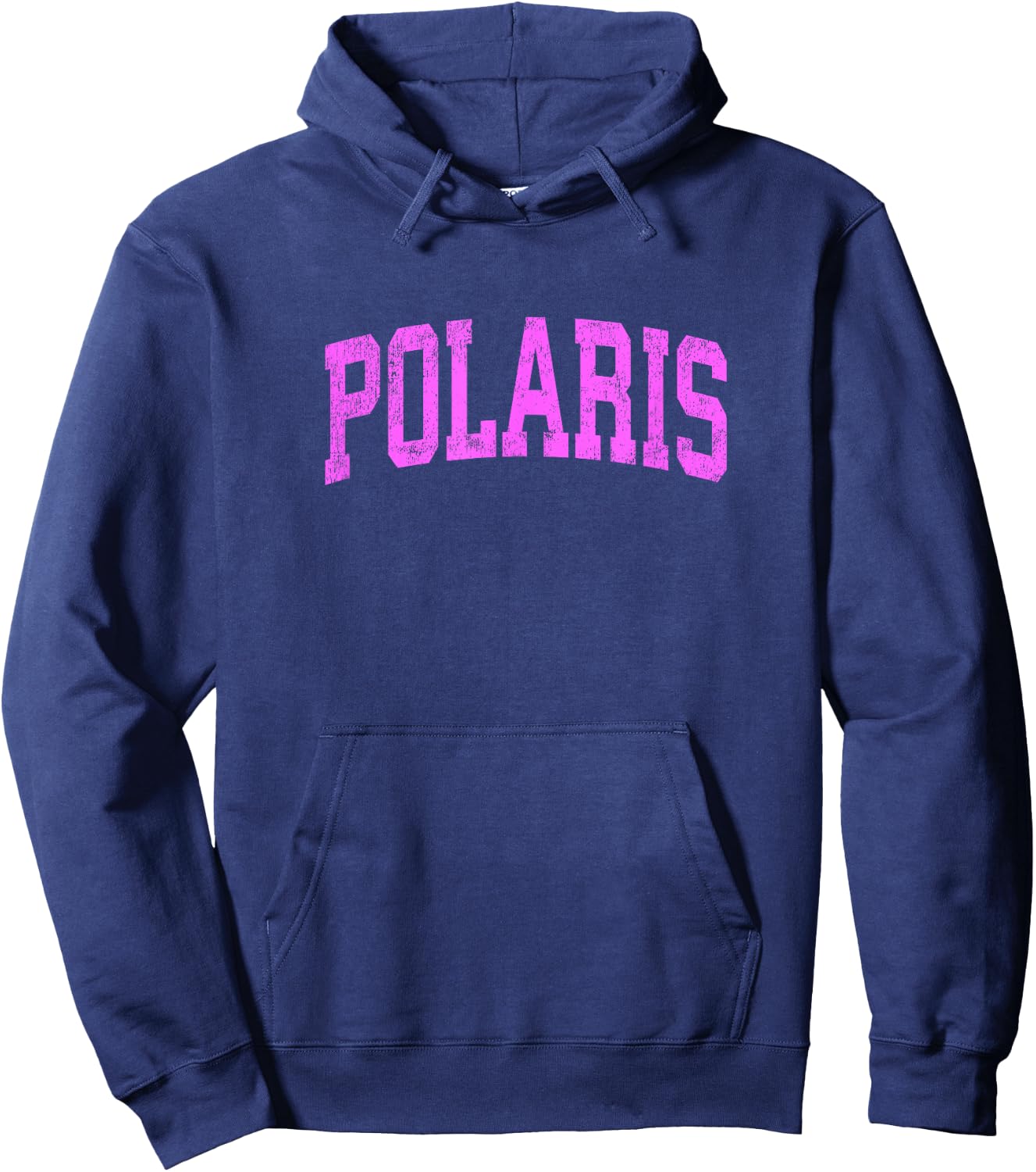 Polaris Montana MT Vintage Athletic Sports Pink Design Hoodie - Hoodie | Navy