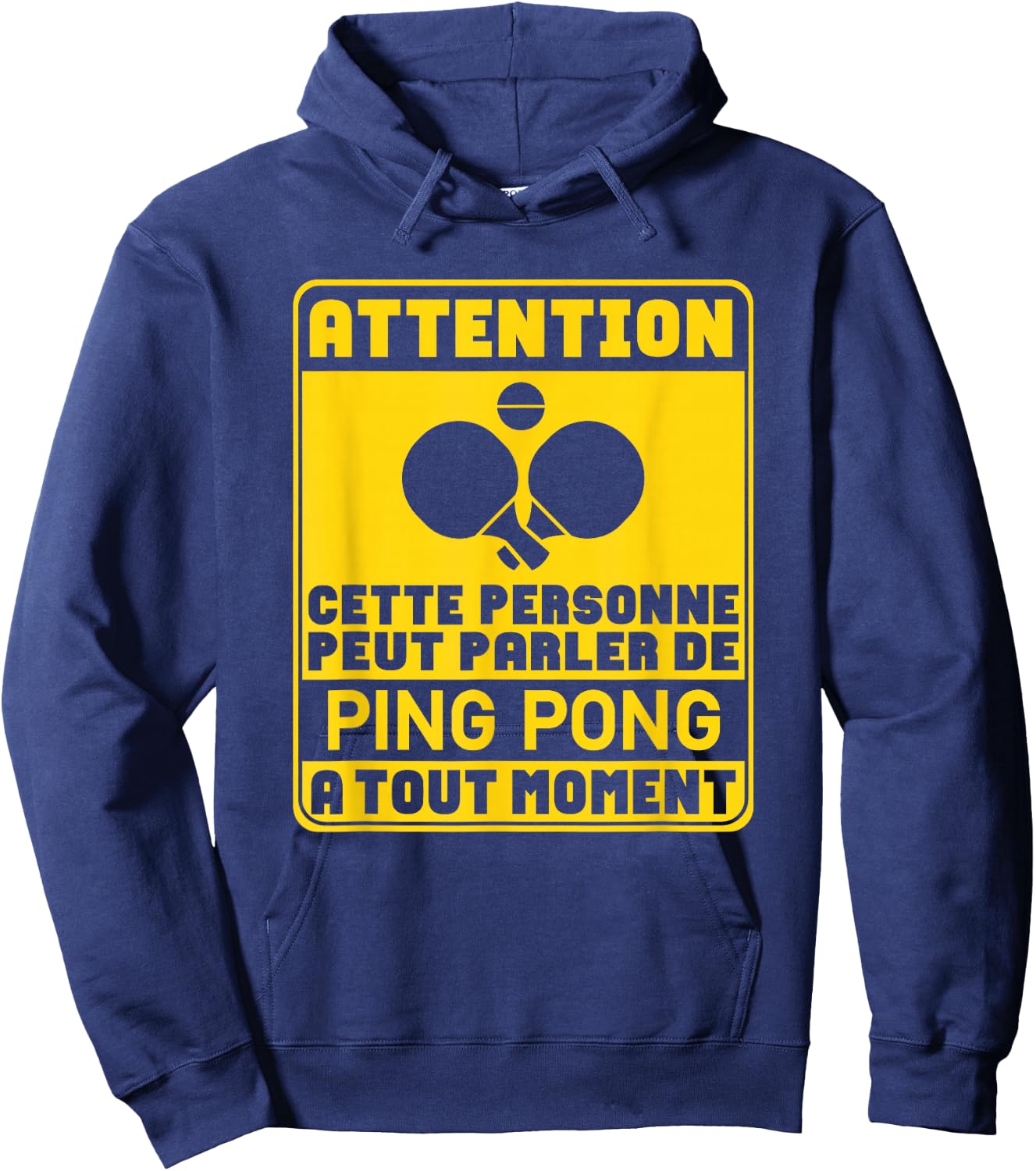 can talk about Ping Pong Table Tennis Pongiste Humor Hoodie - Hoodie | Navy