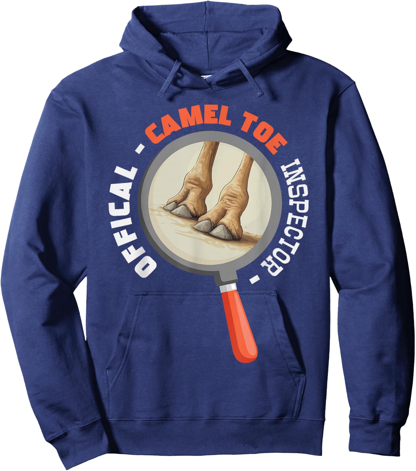 Official Camel Toe Inspector Humor Hoodie - Hoodie | Navy