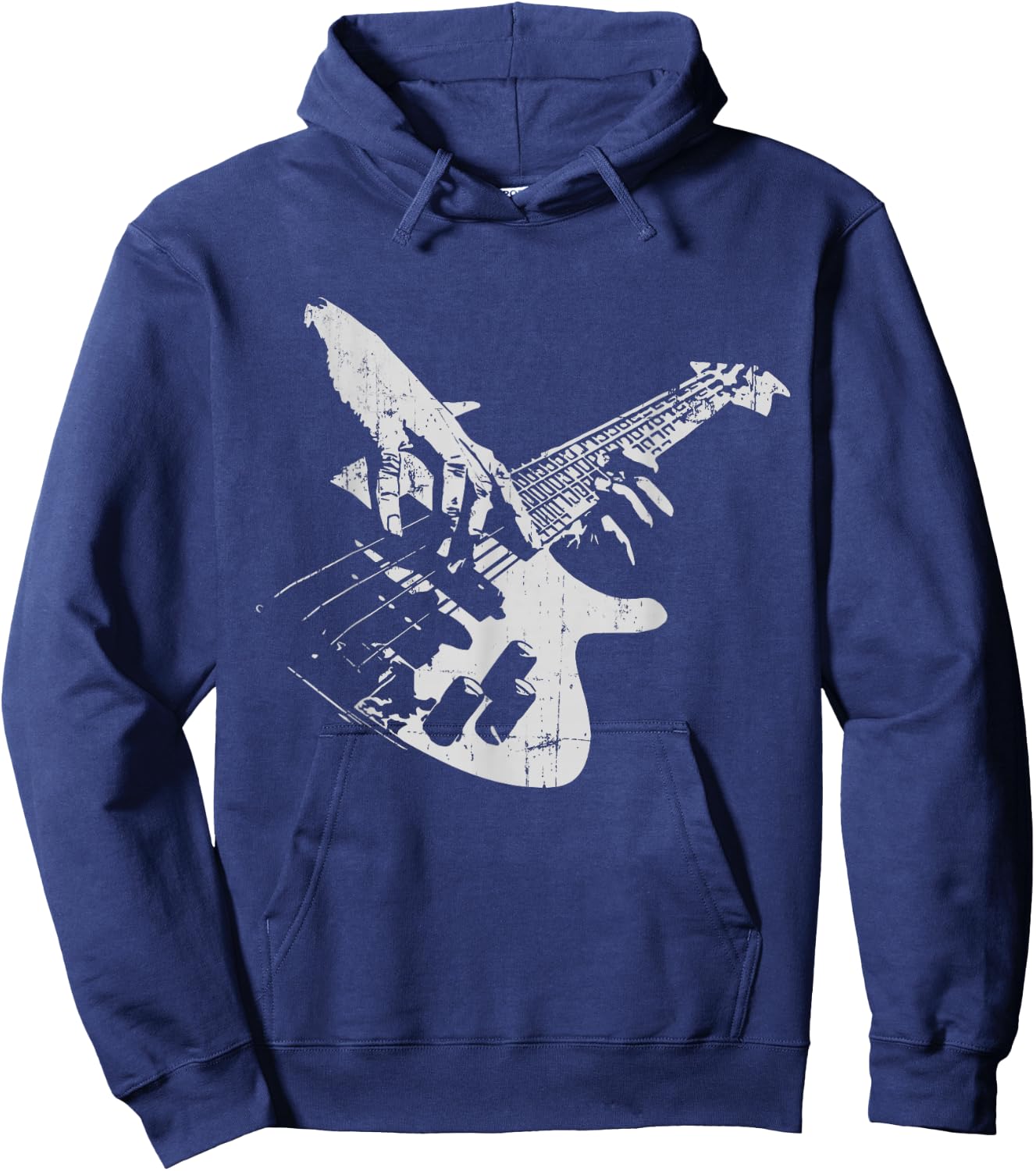Bass Guitarist Vintage Gift Bass Player , Black, S Hoodie - Hoodie | Navy