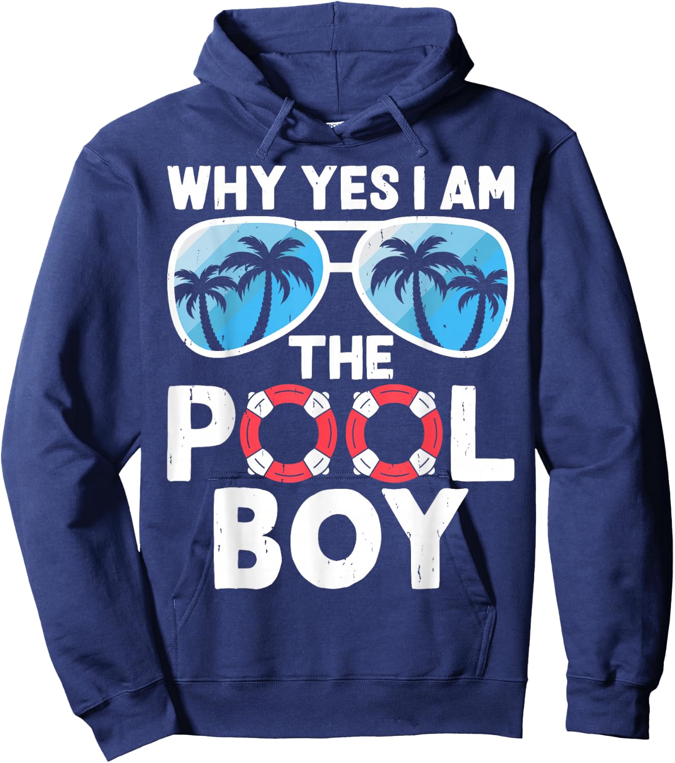 Pool Boy Swimmer Swimming Swim Team Gift Men Women Kids Hoodie - Hoodie | Navy