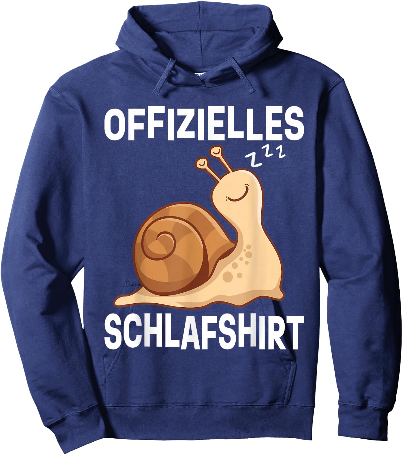 Official Snail Sleep Shirt Pyjamas Snail Hoodie - Hoodie | Navy