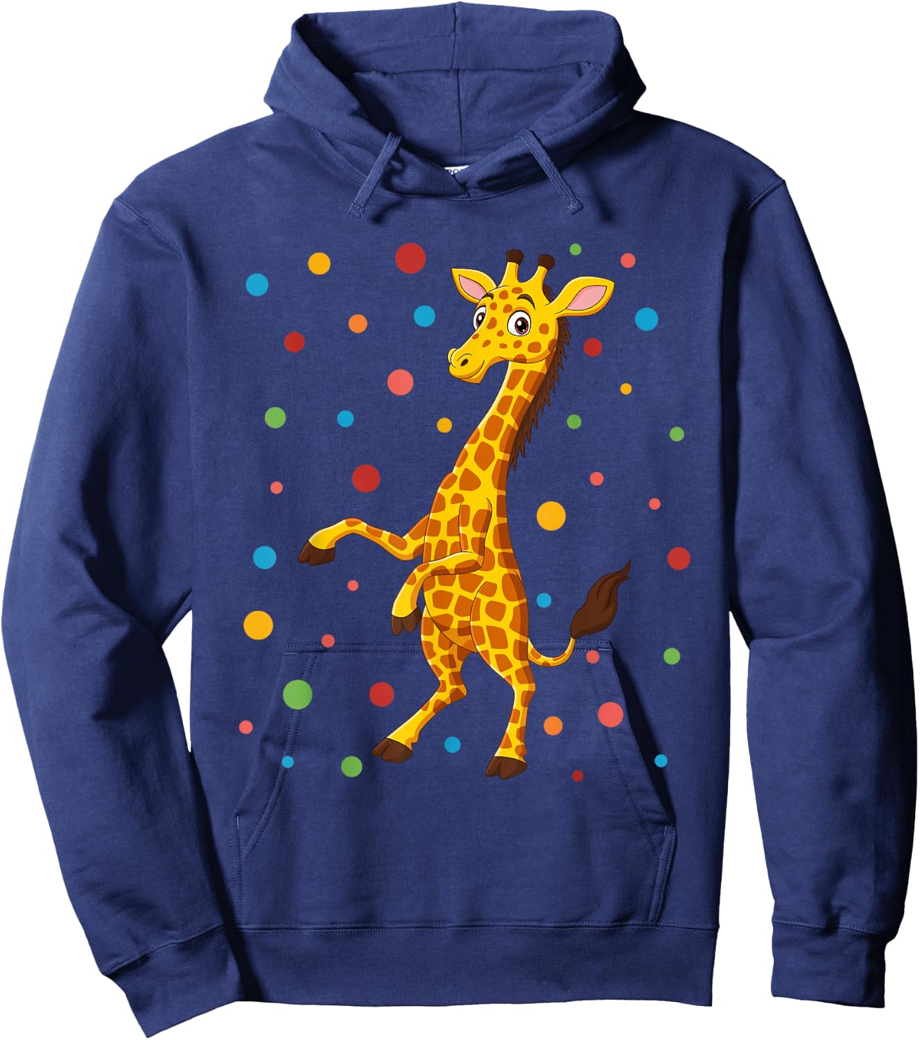 Dot Day Shirt Polka Dots Giraffe Kids Boys Girls Youths Hoodie - Hoodie | Navy
