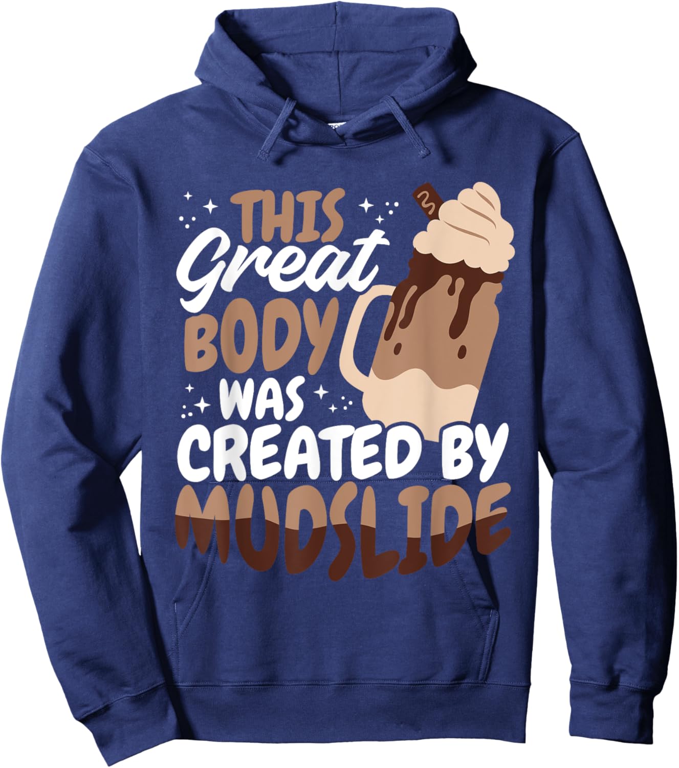 Mudslide Glasses Mudslide Lover Mudslide Drinking Hoodie - Hoodie | Navy