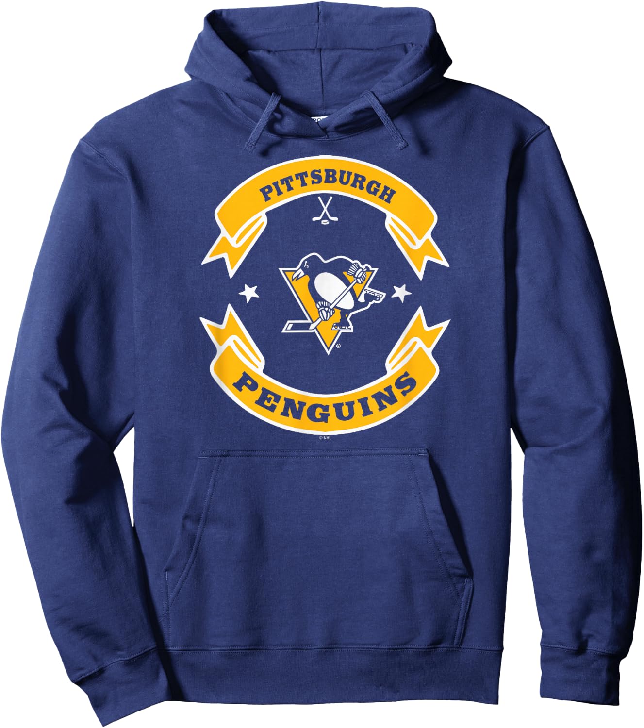 Pittsburgh Penguins Blaze Black Officially Licensed Hoodie - Hoodie | Navy