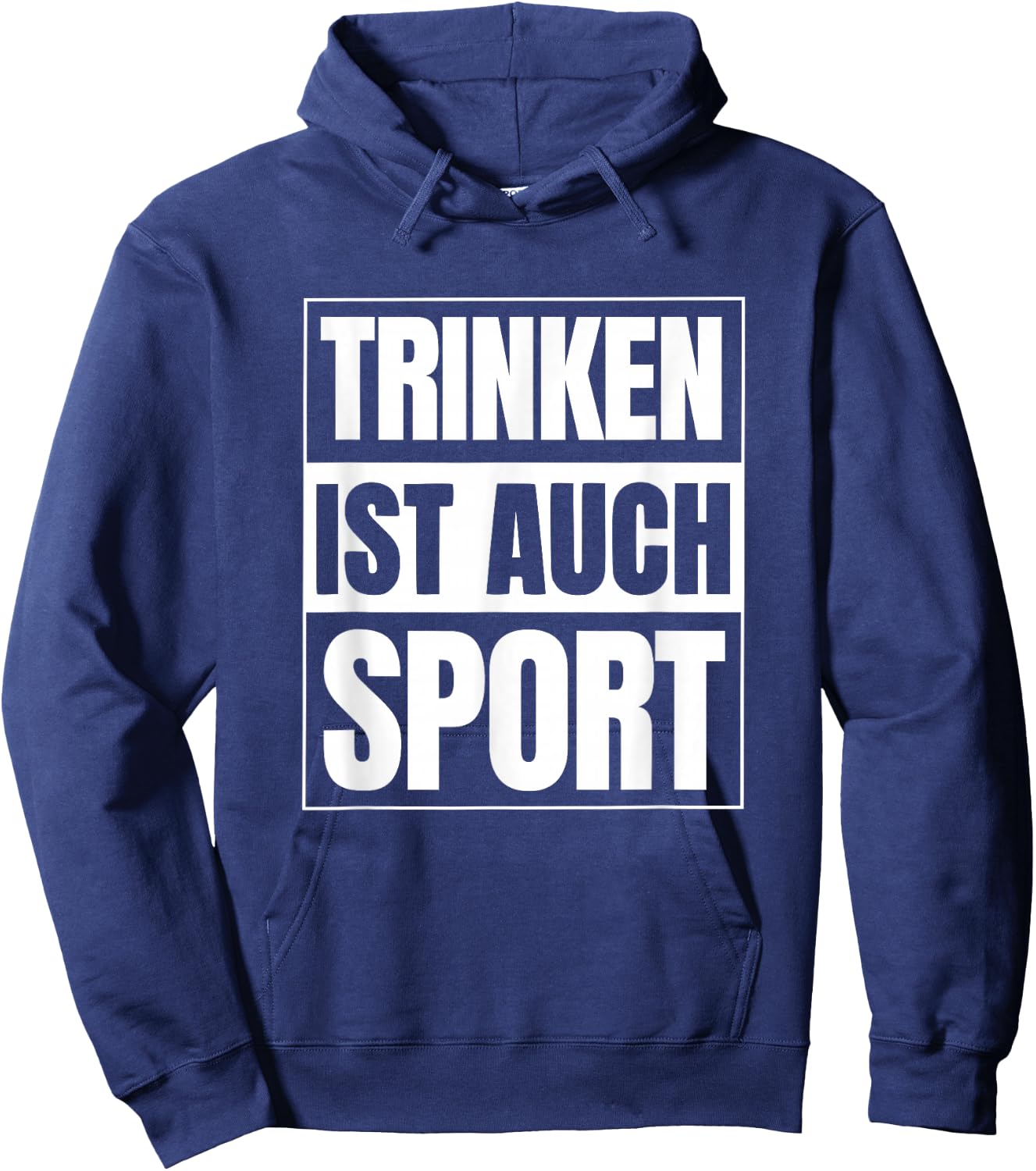 Drinking is also Sport Opening Party Outfit Summer Mallorca , black Hoodie - Hoodie | Navy