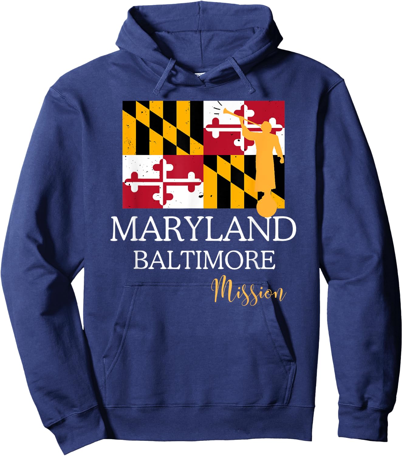 Maryland Baltimore Mormon LDS Mission Missionary Hoodie - Hoodie | Navy