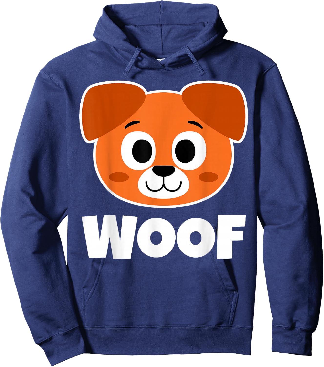 WOOF Puppies Stuff | Puppy Dog Stuff | Kids Puppy Hoodie - Hoodie | Navy