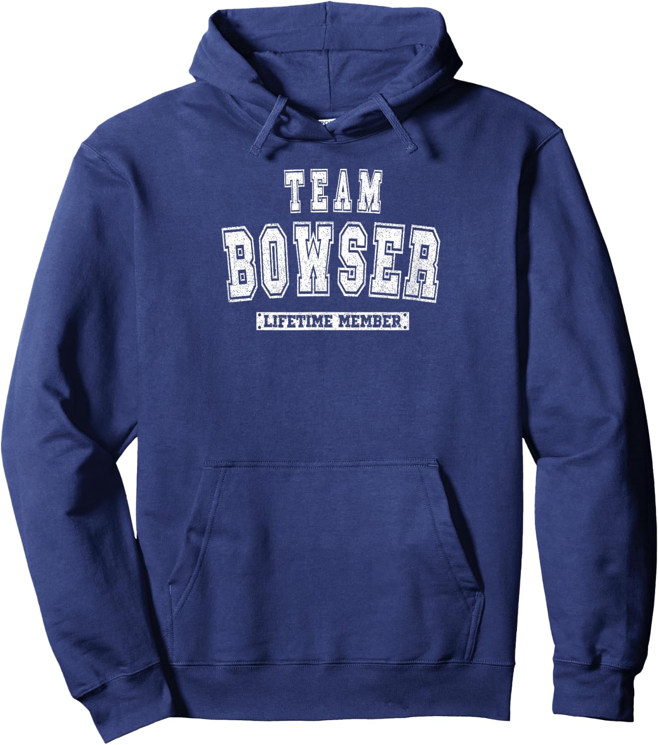 Team BOWSER Lifetime Member Family Nachname Hoodie - Hoodie | Navy