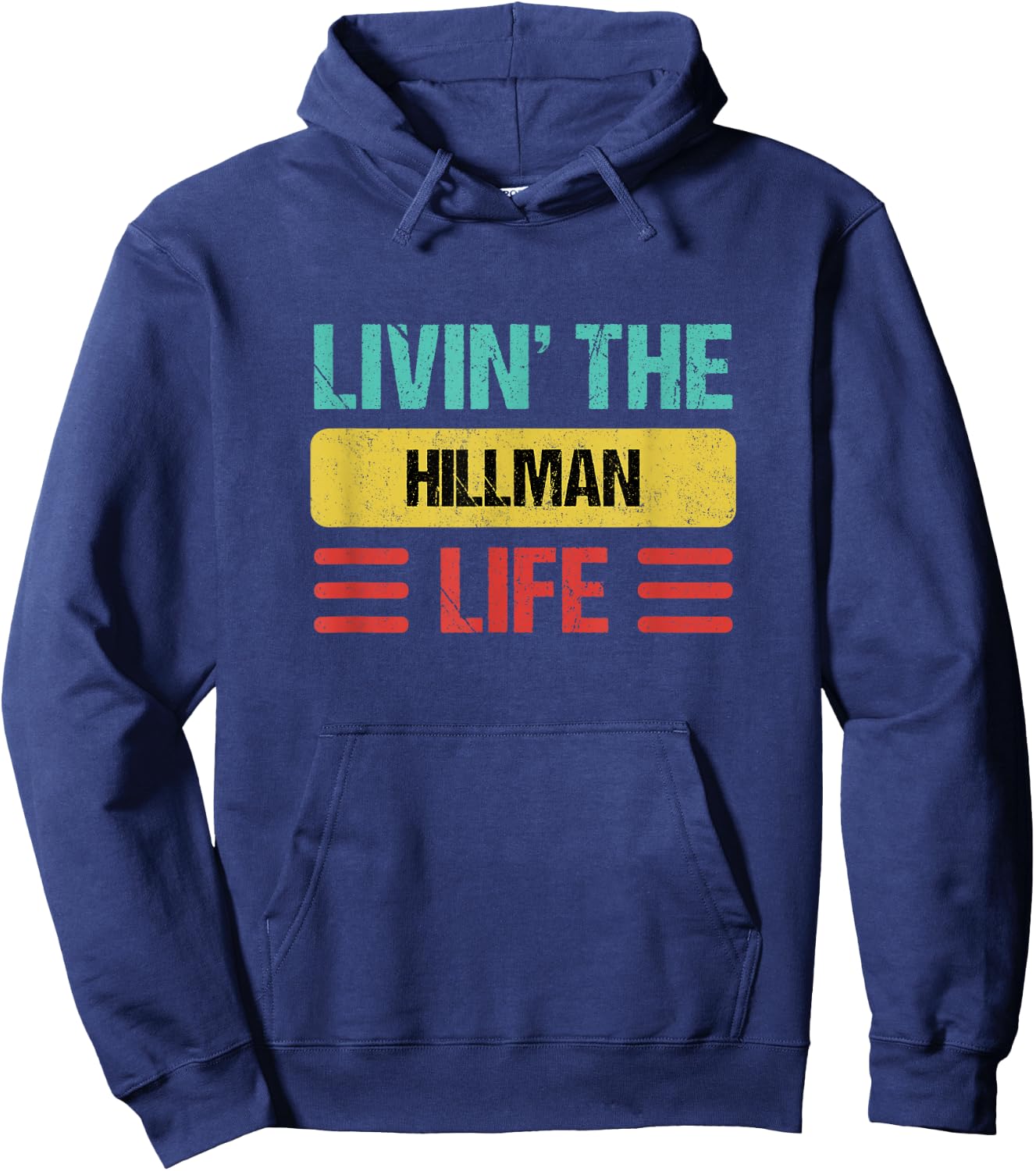 Hillman Name Hoodie - Hoodie | Navy