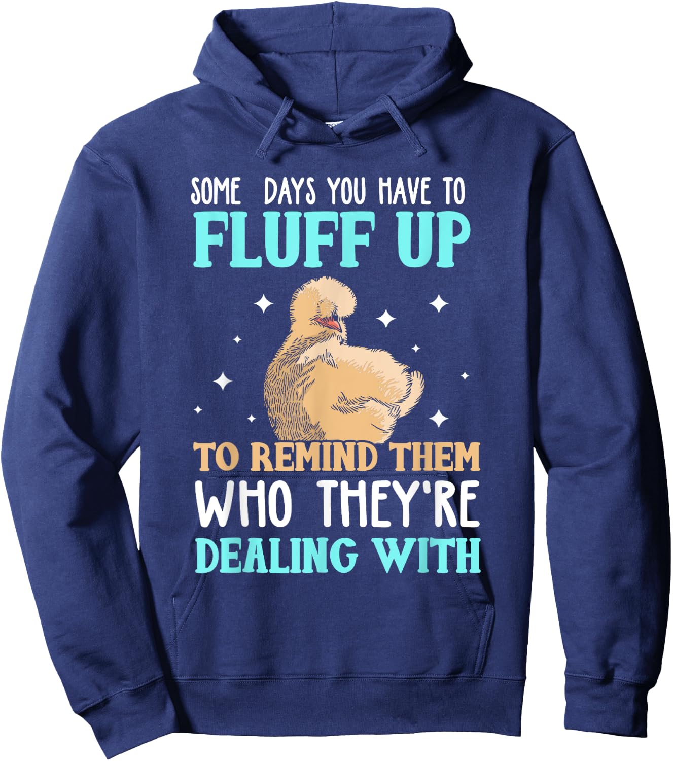 Silkie chicken Hoodie - Hoodie | Navy