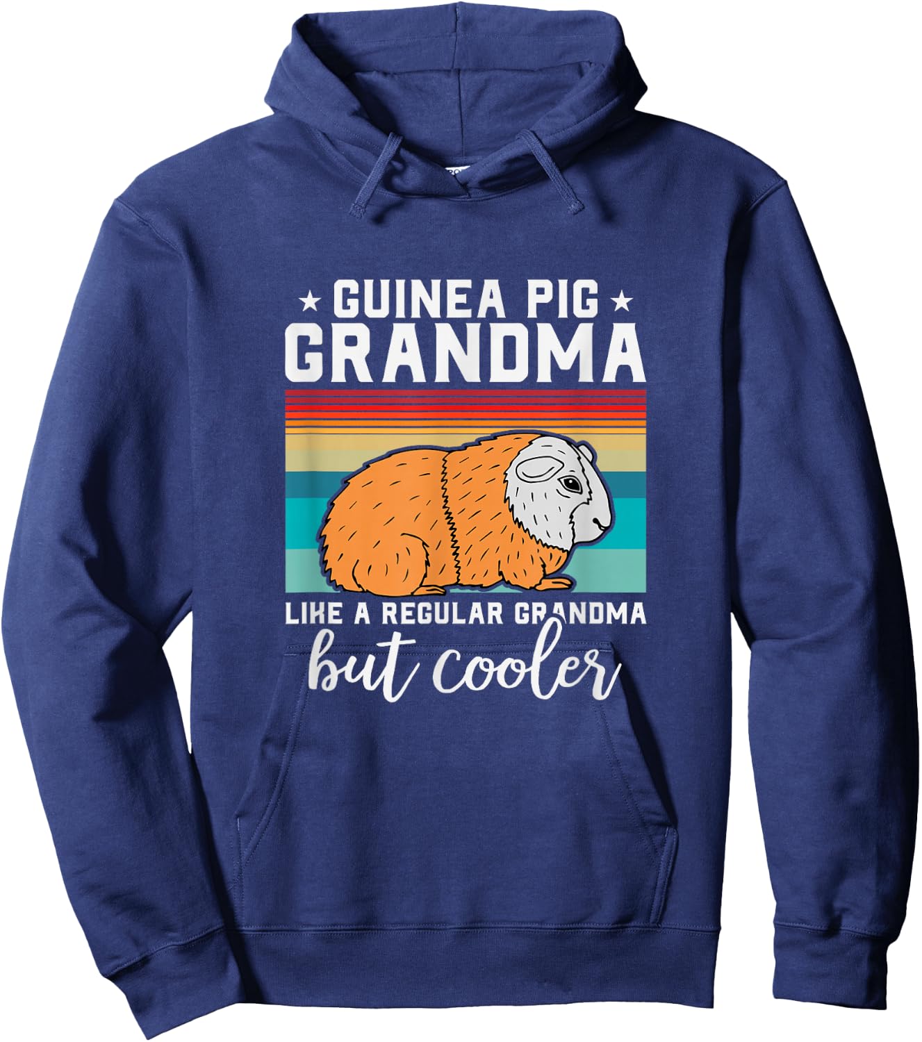 Guinea Pig Grandma Guinea Pig Lovers Hoodie - Hoodie | Navy