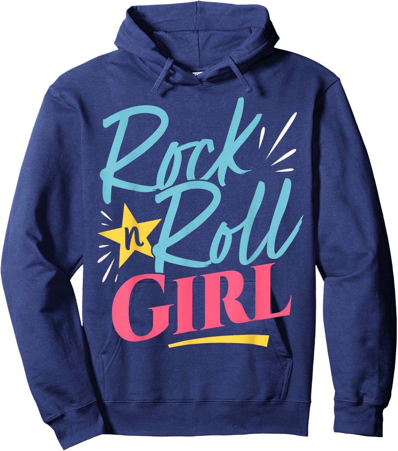 Rock N Roll Girl Purple Darla Purple , purple Hoodie - Hoodie | Navy