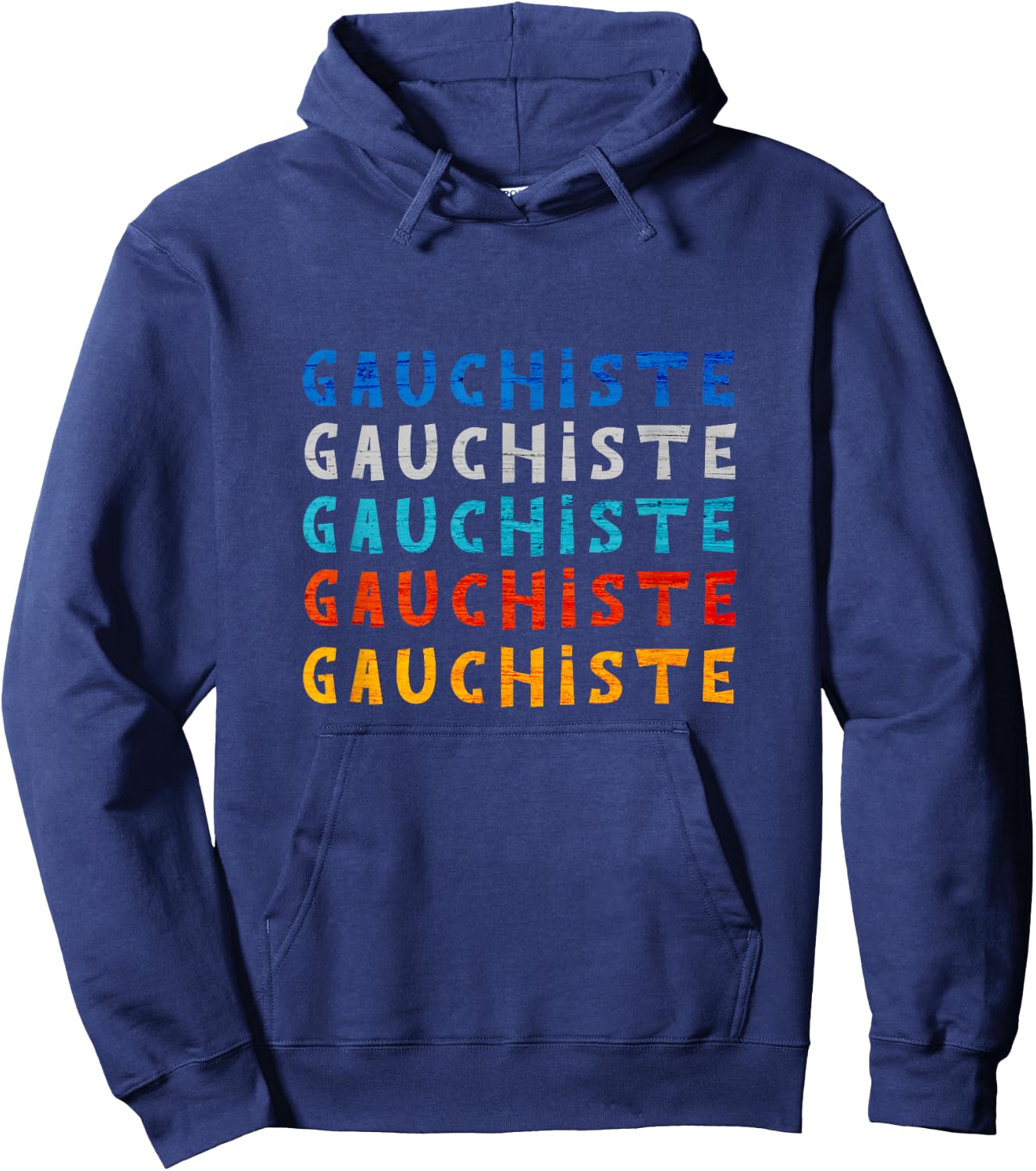 Leftist Gift Humor -Political Funny Hoodie - Hoodie | Navy