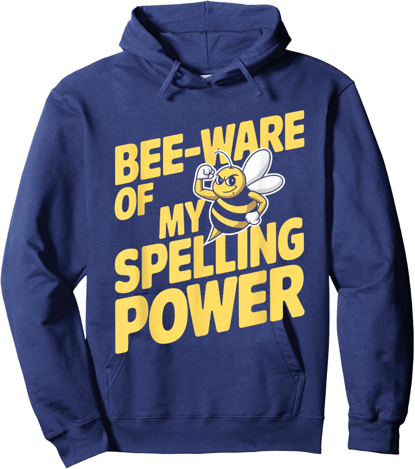 Spelling Bee Humor Spelling Champion Word Nerd Spelling Hoodie - Hoodie | Navy