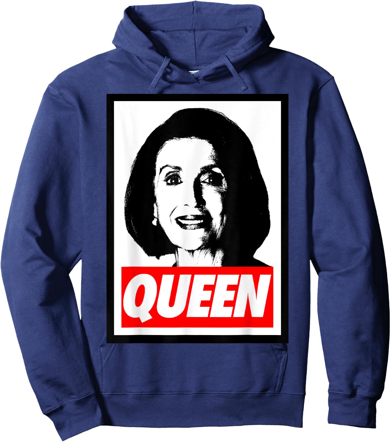 Nancy Pelosi Madam Speaker - queen of shade Hoodie - Hoodie | Navy