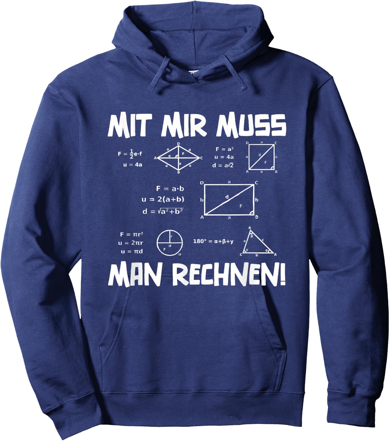 Maths Saying Funny Gift Math Teacher , black Hoodie - Hoodie | Navy