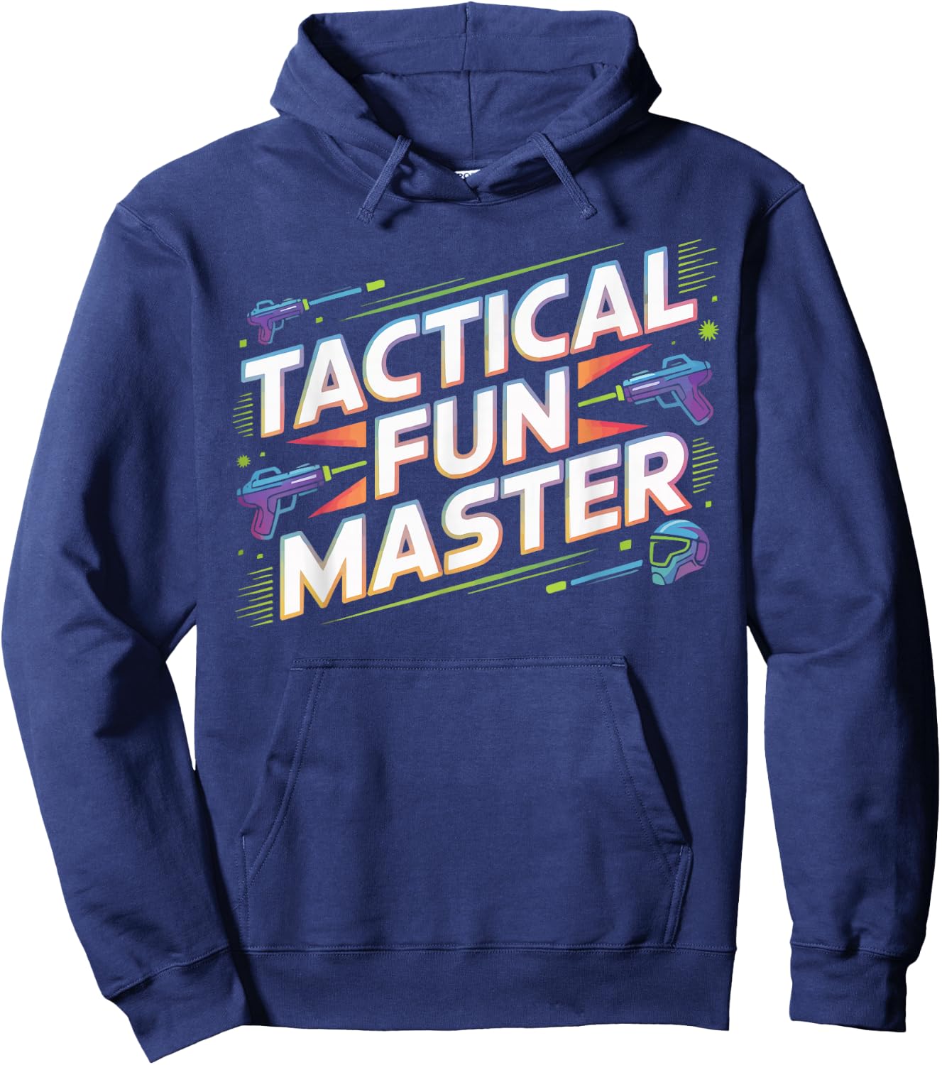 Laser Tag Pistol Lasertag Player Gungame Laser Tagging Hoodie - Hoodie | Navy