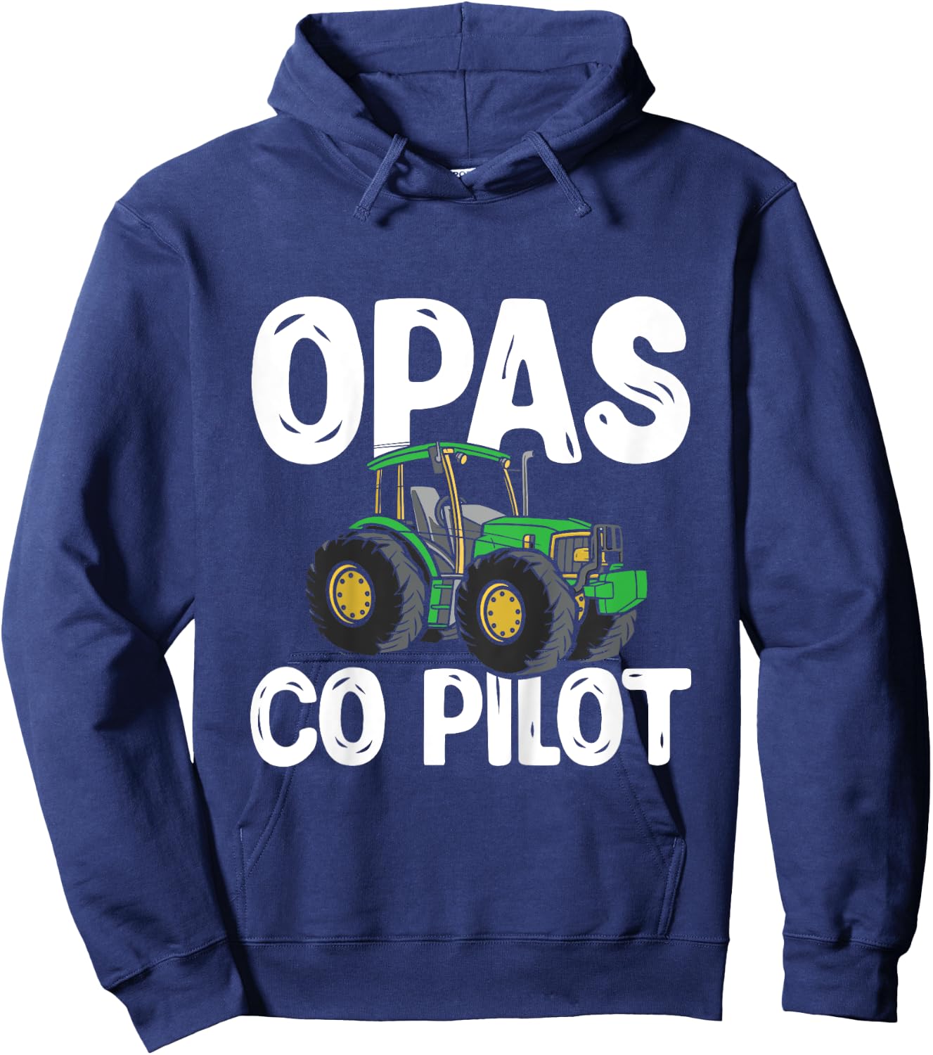 Zukünftiger Landwirt Trecker Traktor Opas Co Pilot Hoodie - Hoodie | Navy