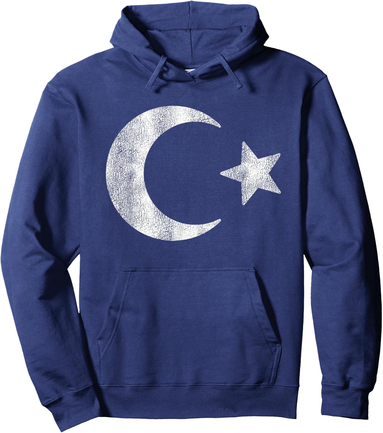 Vintage Turkish Flag Turkey Souvenir Ottoman Empire Hoodie - Hoodie | Navy