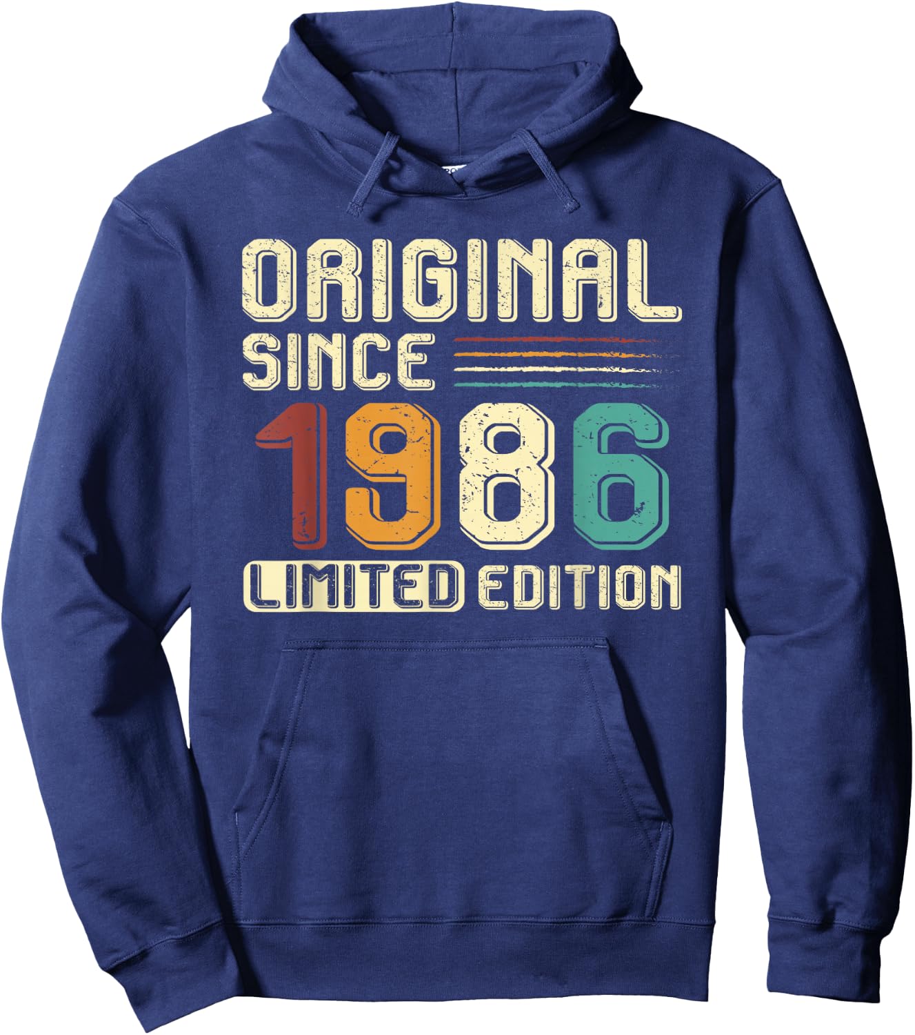 Original Gift Since 1986 Birthday Party 38 Years Man Hoodie - Hoodie | Navy