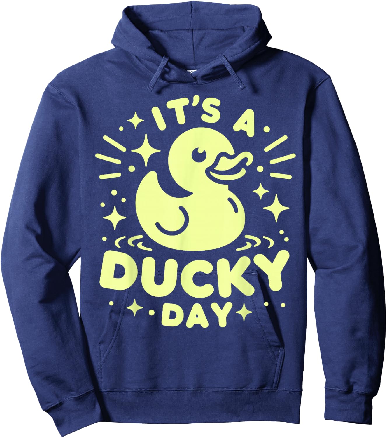 It’s a Ducky Day Rubber Duck Hoodie - Hoodie | Navy