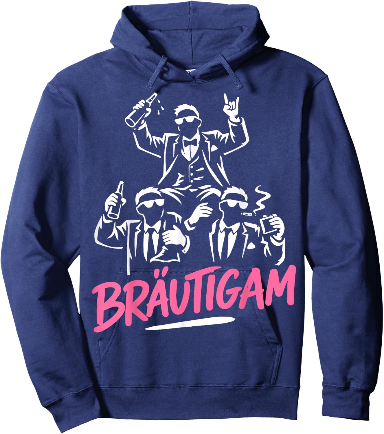 Bräutigam JGA Männer Kostüm JGA Junggesellenabschied Hoodie - Hoodie | Navy