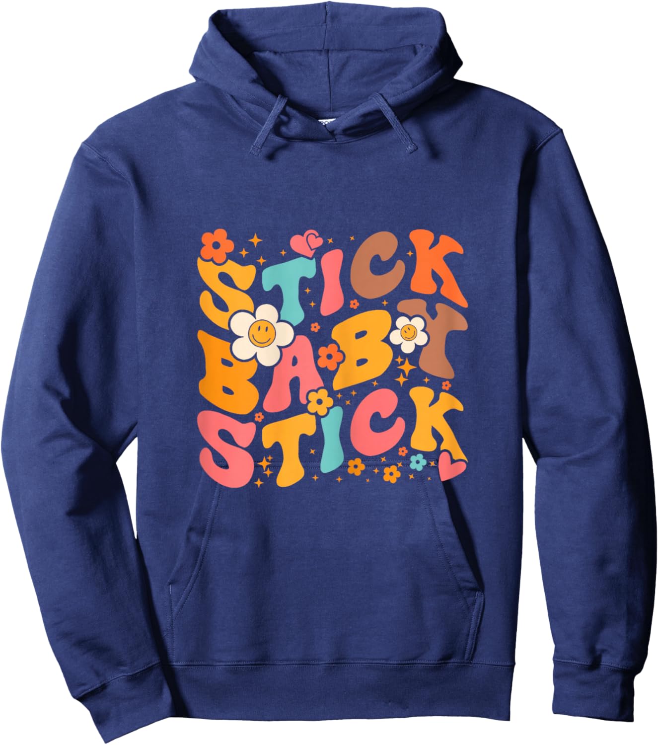 Stick Baby Stick Surro Mama Surrogate Mother Transfer Day Hoodie - Hoodie | Navy