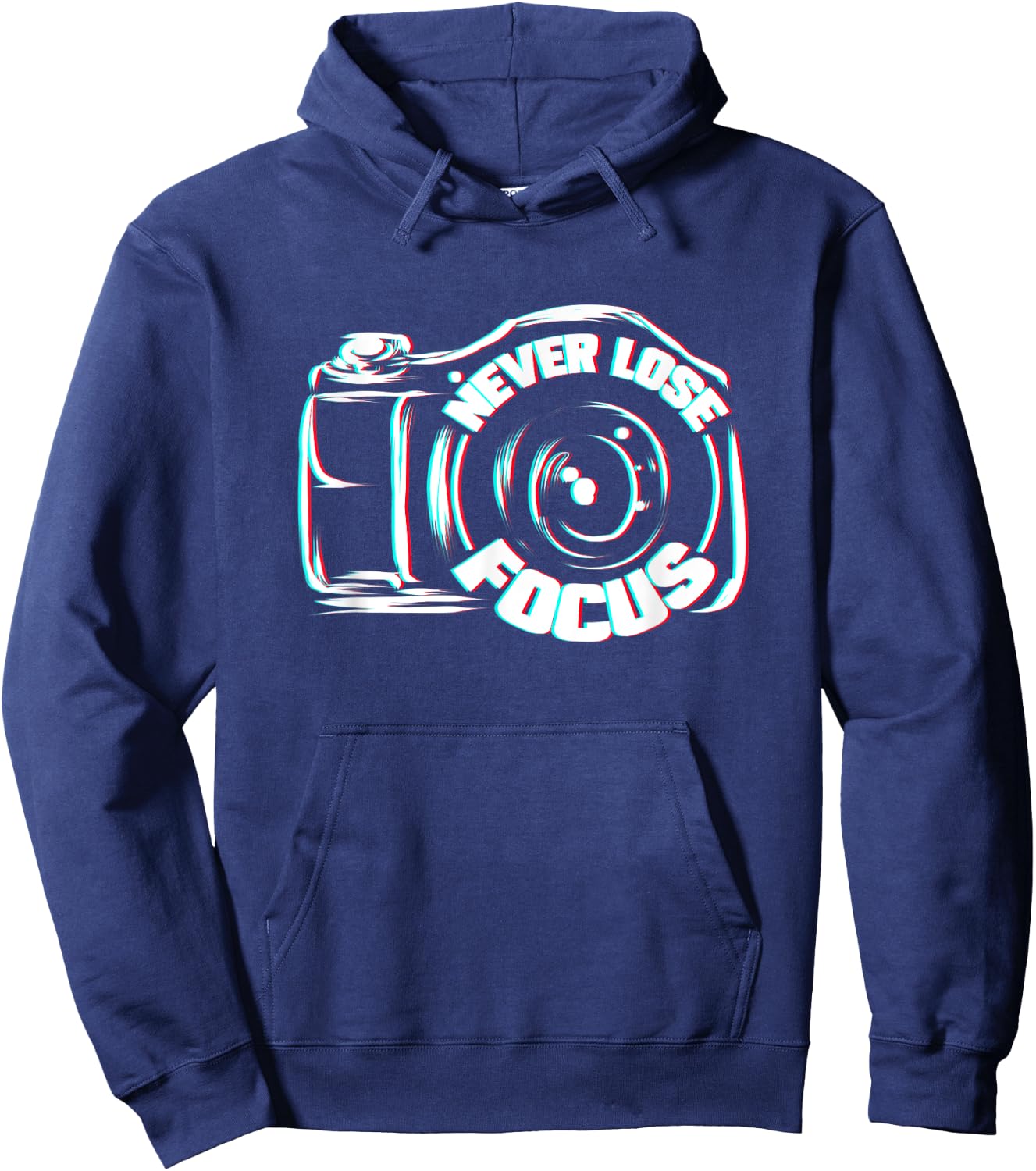 Photographer Gift Photography Lover Never Lose Focus Hoodie - Hoodie | Navy