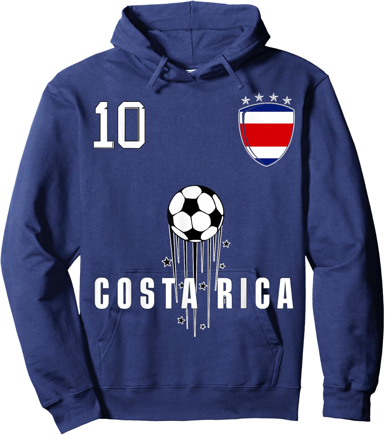 Costa Rica Flag Costa Rican Pride Lovers Hoodie - Hoodie | Navy