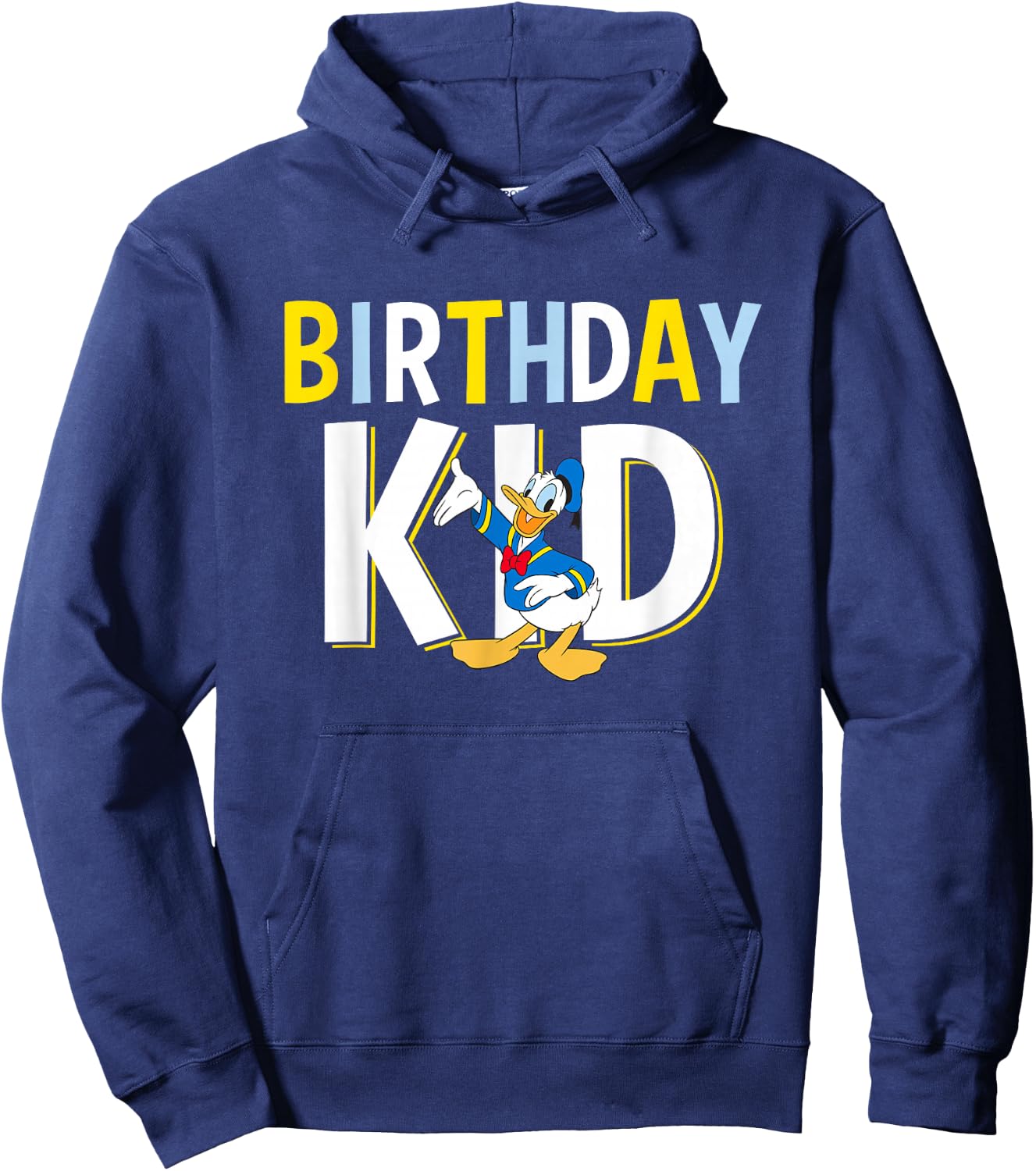 Disney Mickey And Friends Birthday Kid Vintage Donald Duck Hoodie - Hoodie | Navy