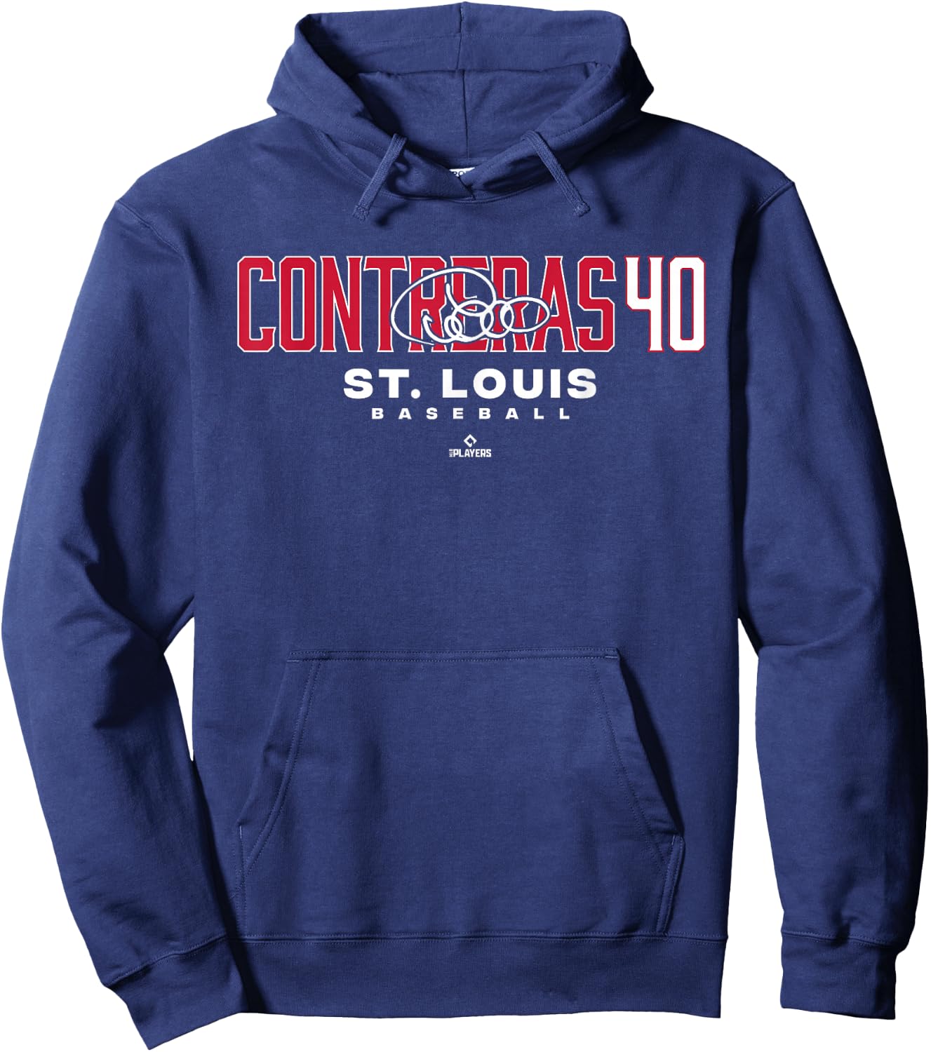 Name Number City Willson Contreras 40 St. Louis Baseball Hoodie - Hoodie | Navy