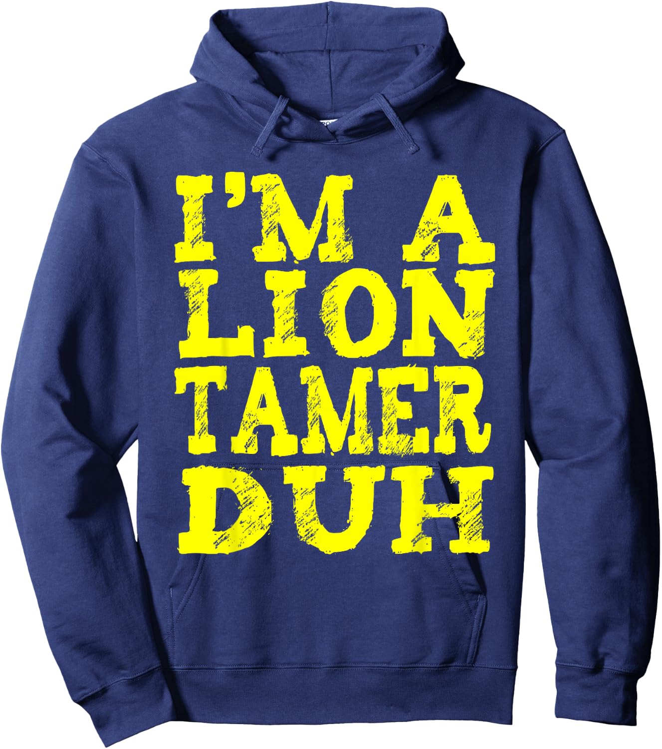 EASY LION TAMER HALLOWEEN COSTUME Lazy Last Minute Hoodie - Hoodie | Navy