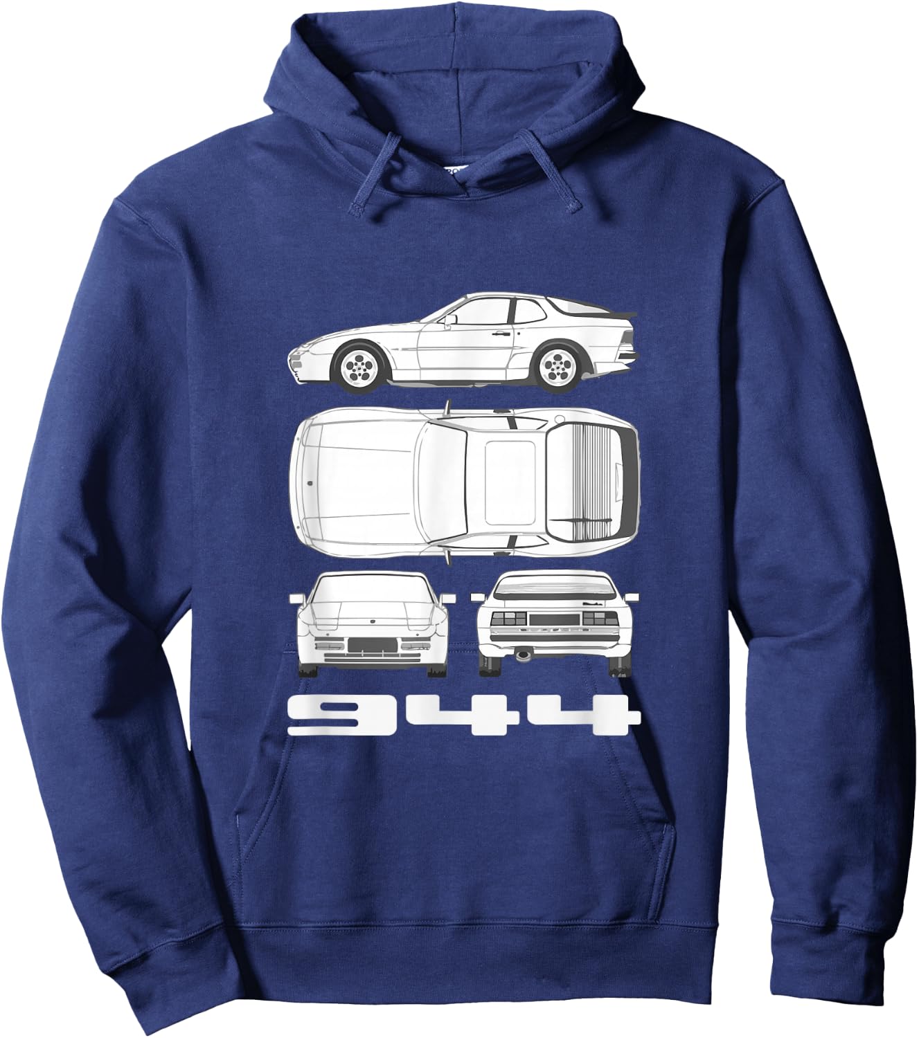 944 Graphic Premium , black Hoodie - Hoodie | Navy
